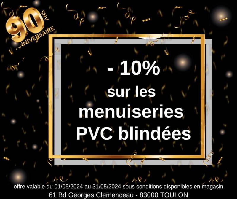 Pose de menuiserie PVC blindée à Toulon