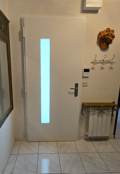 Pose d'une porte blindée avec vitrage blindé pour villa au Pradet