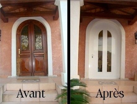 Avant / Après : face extérieure