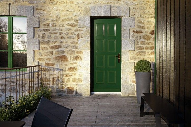 BLOC PORTE BLINDE PAVILLONNAIRE FORSTYL S - Version 5 sans vitrage - Avec serrure 3 points