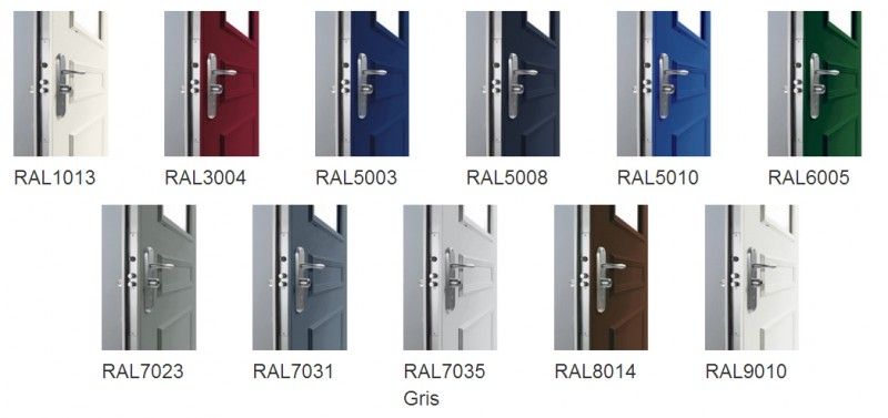 UN LARGE CHOIX DE LAQUAGE POUR BLOC PORTE BLINDE PAVILLONNAIRE FORSTYL S AVEC OU SANS VITRAGE