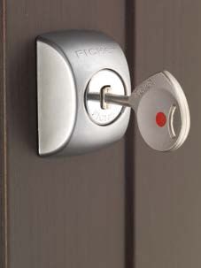 Serrure FICHET modéle ALICEA S - rosace intérieure, clé 787 Z