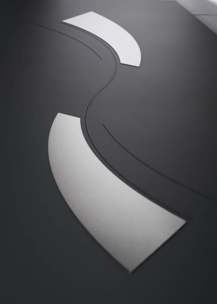 Prix porte blindée design Styléa S détail - décor F à Sanary 83